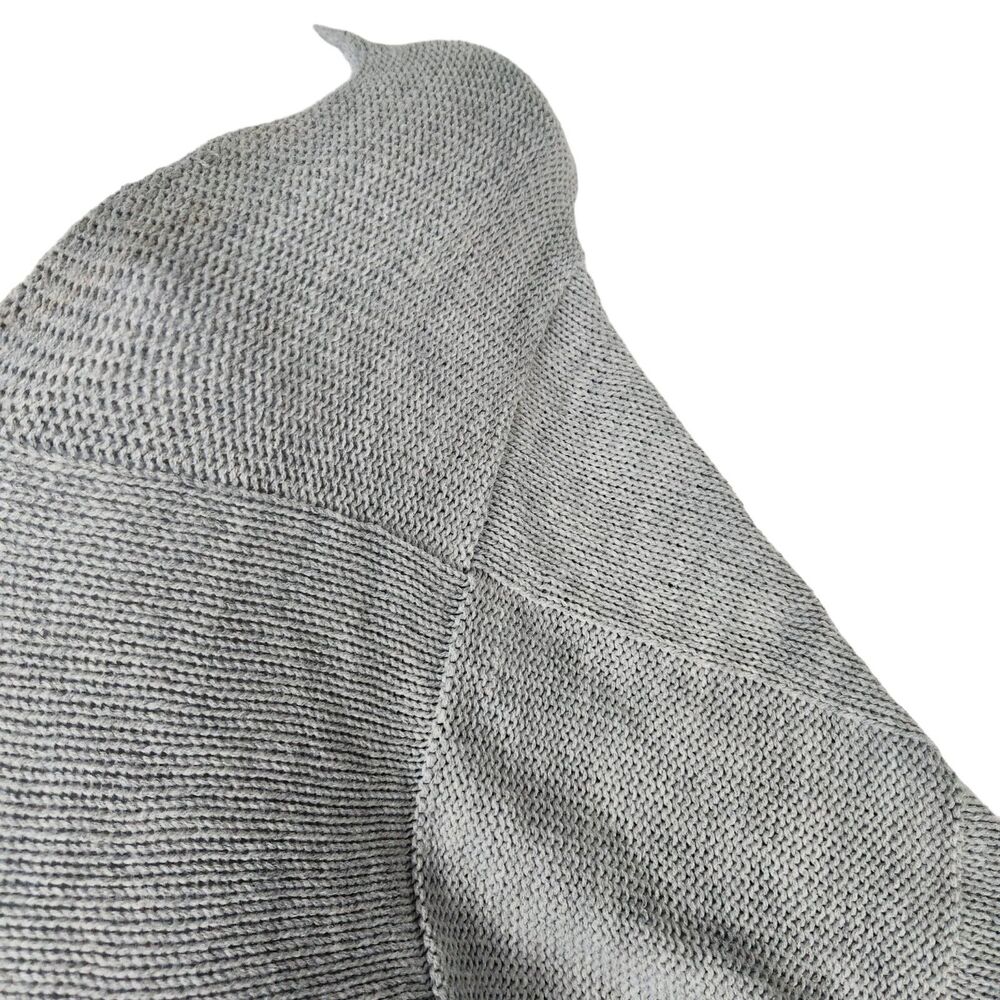 Fobya Soft Gray Cocoon Sweater Dolman Sleeves Size Small / Medium - Picture 5 of 7